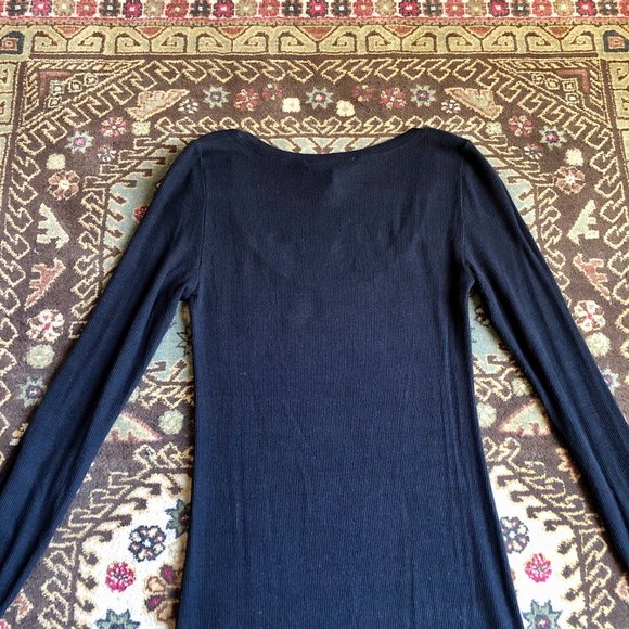 BCBGMaxAzria “Livi” Lace-Hem Ribbed Tunic Dress XXS - Picture 8 of 16